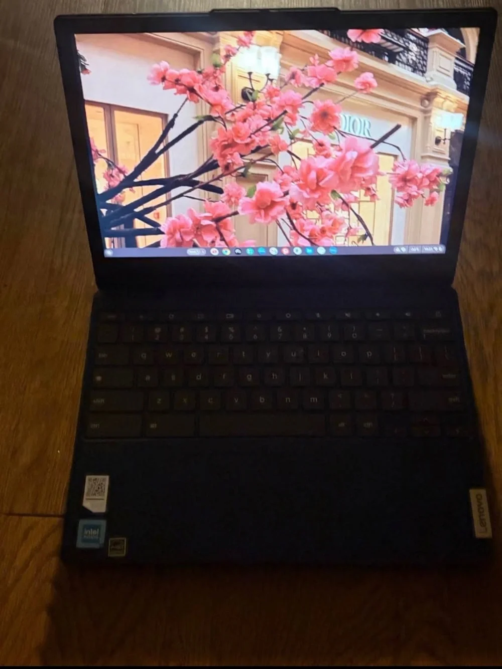 Lenovo Laptop in Dark Blue with Black Keyboard